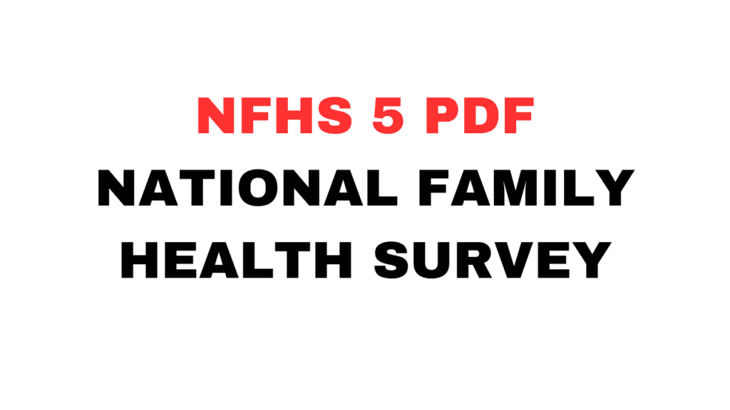 nfhs data